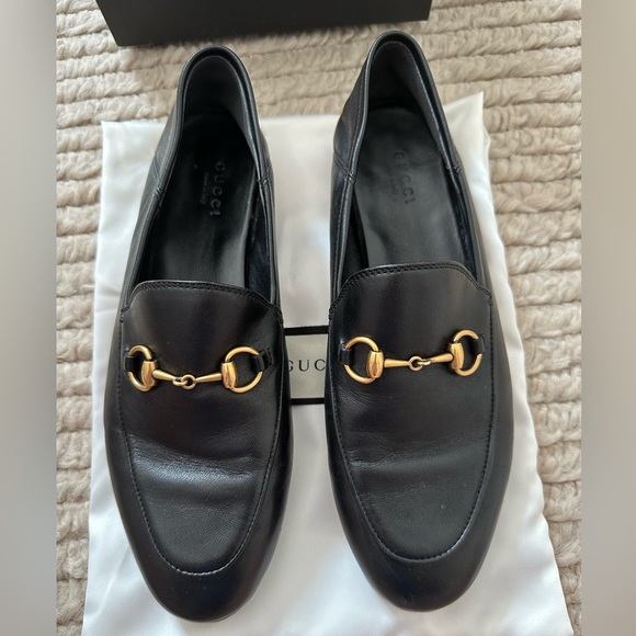 Gucci Jordaan Leather Loafers - Picture 3 of 6